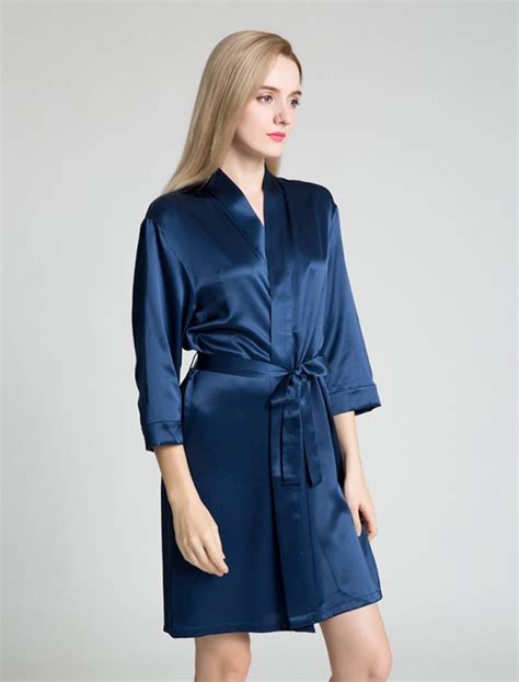 22 Momme Mid Length Silk Robes