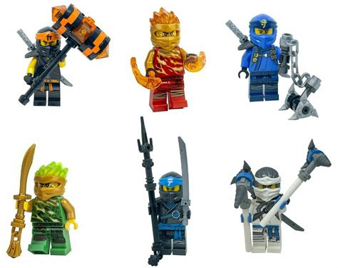 Lego Ninjago The Final Battle Jay Kai Cole Zane Lloyd Minifigures Lot