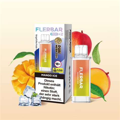 X Pod Mango Ice Flerbar Pods Flerbar Onlineshop