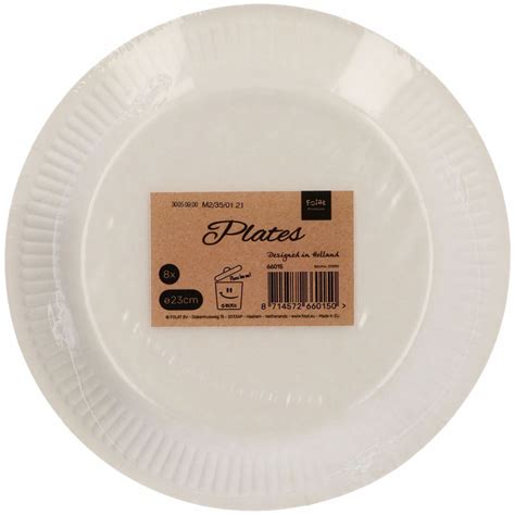 8 X Happy Birthday Elegant True Blue Paper Plates Happy Birthday