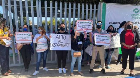 Docentes de Conalep anuncian paro indefinido de labores en Culiacán