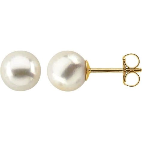 Pearl Stud Earrings 6.5-7mm - Minichiello Jewellers