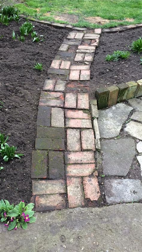 Pin By Ausma Outdoors On Garden Brick Garden Garden Paving Front