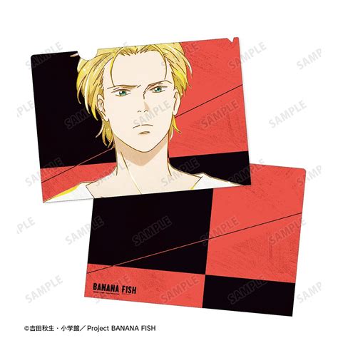 Banana Fish Banana Fish アッシュ・リンクス＆奥村英二 Ani Art 第5弾 クリアファイル2枚セット Verc