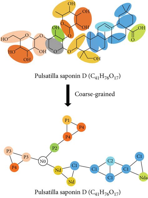 Based On The Martini Force Field Coarse Granulation Rules A