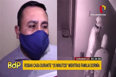 Carabayllo Banda De “robacasas” Irrumpe Vivienda Cuando Sus Habitantes Dormían Vídeo Dailymotion