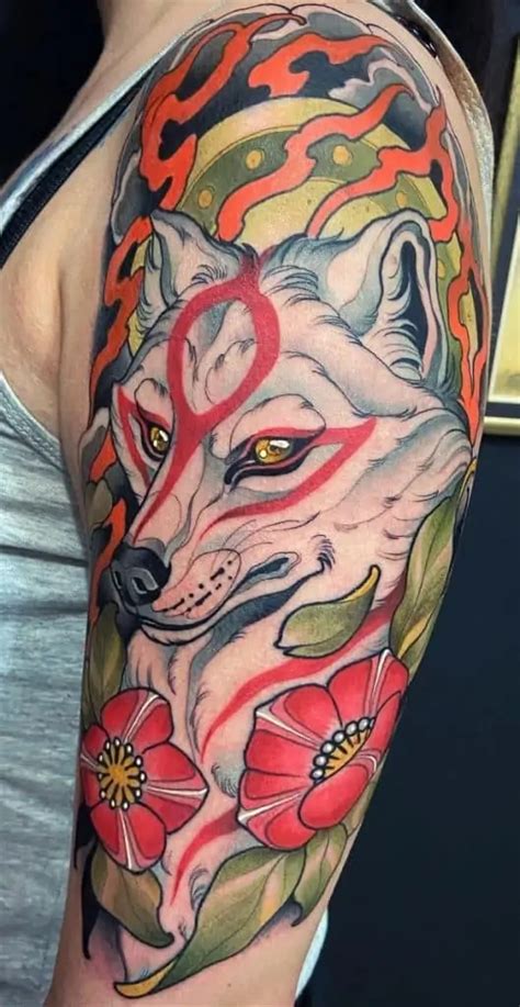 21+ Wolf Tattoo Japanese - DanylDalal