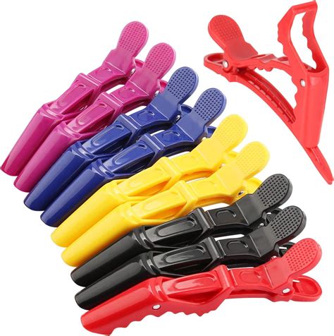 Crocodile Clips Hair Plastic Sectioning Clamp Hair Styling Clip For