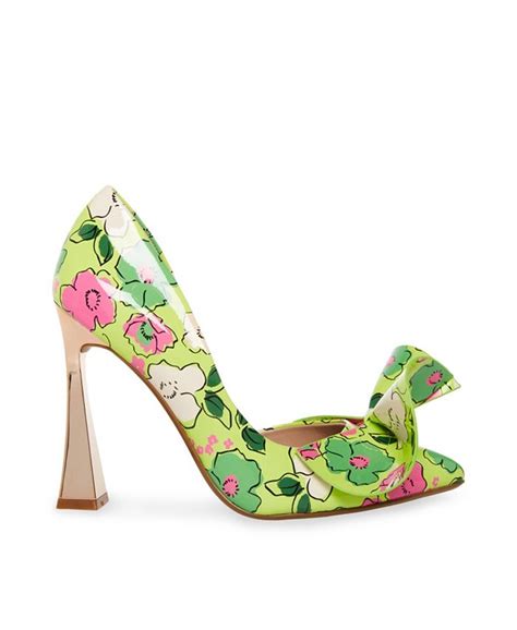 Betsey Johnson Womens Nobble P Floral Sculpted Bow Pumps Macys