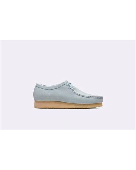 Clarks Wallabee Men Light Blue for Men | Lyst