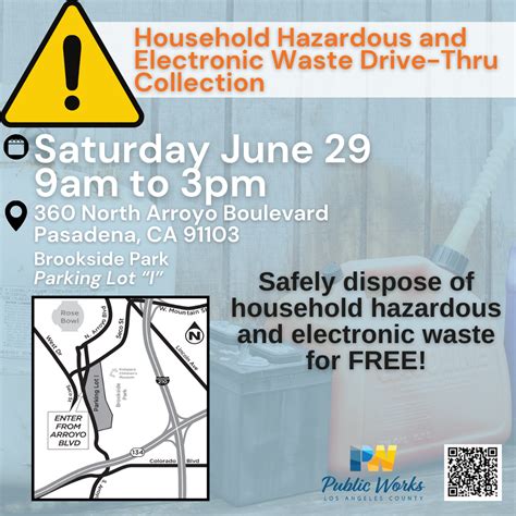 Household Hazardous And Electronic Waste Drive Thru Collection June 29