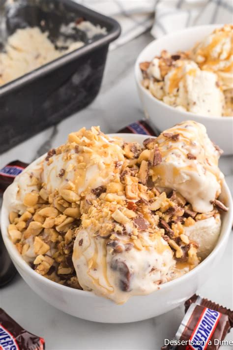 Snickers Ice Cream Recipe Desserts On A Dime