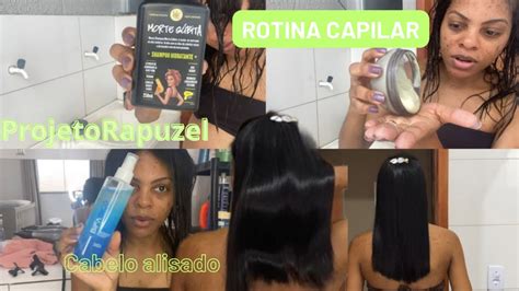 ROTINA CAPILAR BORA ACELERAR O CRESCIMENTO DESSE CABELO FIZ