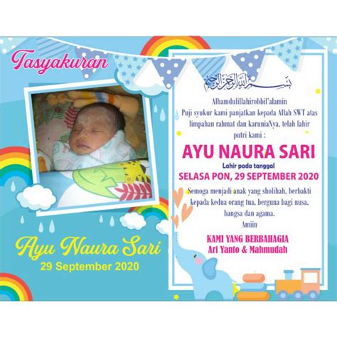 Detail Surat Undangan Syukuran Bayi Koleksi Nomer 34