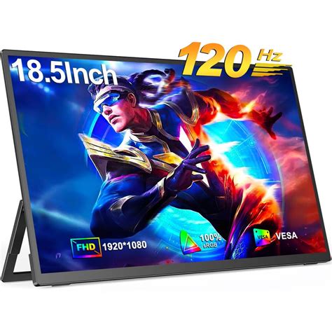 120Hz Gaming Monitor Portable Monitor 18.5" 1920*1080 Freesync Screen ...