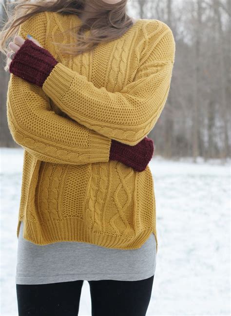 Mustard Mustard Sweater Clothes Minimalist Wardrobe