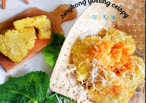 Resep Singkong Goreng Crispy Oleh Chiensyn Kuliner Cookpad