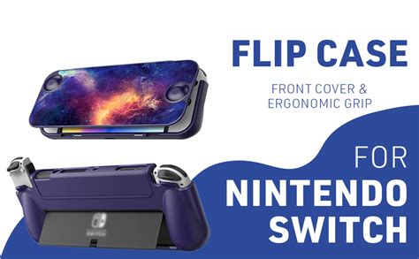 Fintie Funda Con Tapa Para Nintendo Switch OLED Modelo Segura Para