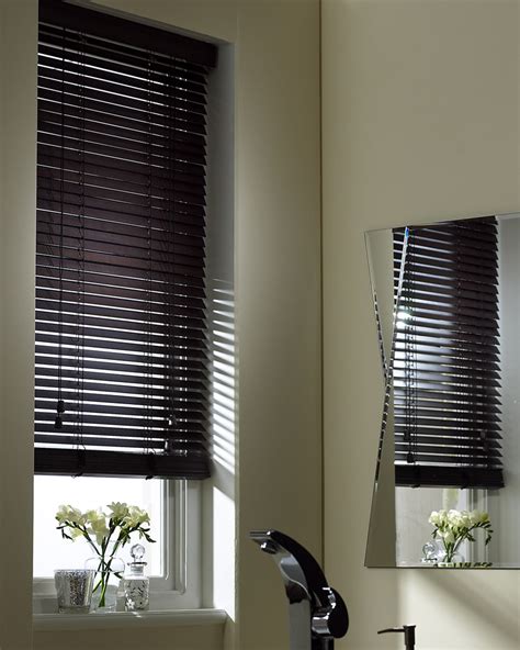 25mm Chocolate Blind With Strings PT Blinds