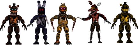 Nightmare Withered Animatronics