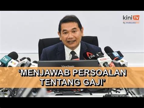 Kertas Putih Dasar Gaji Progresif Dibentang Pada November Rafizi