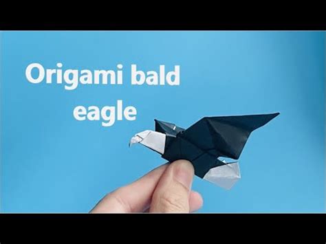 How To Make An Easy Origami Bald Eagle Step By Step Tutorial Youtube