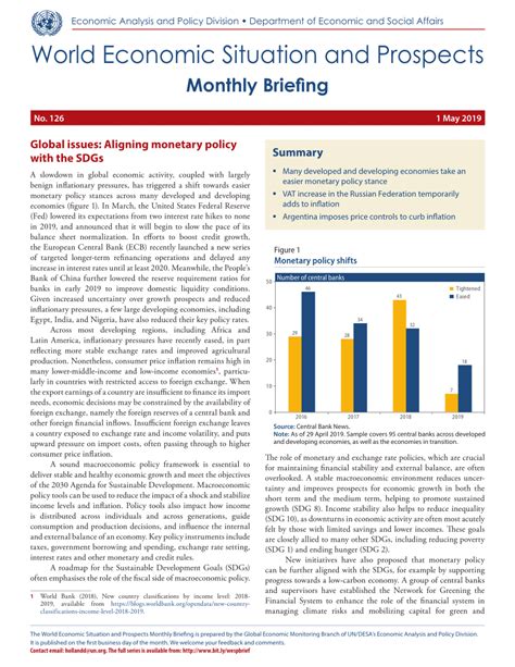 Pdf World Economic Situation And Prospects May 2019 Briefing No 126