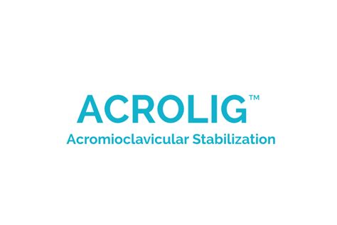 Acrolig Acromioclavicular Stabilization Dbm Medical Group