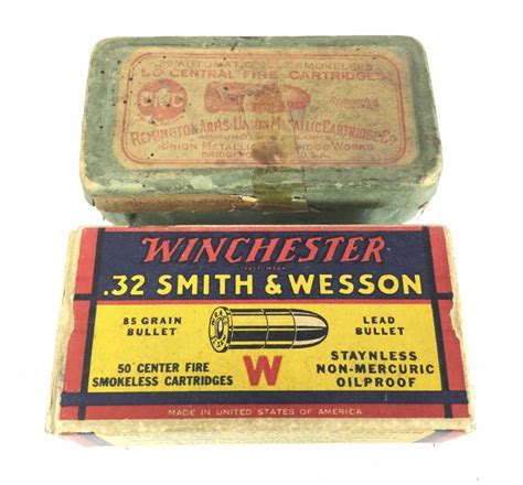 Sold At Auction Vintage Winchester Remington Ammo Boxes