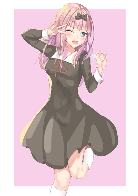 Fujiwara Chika Kaguya Sama Wa Kokurasetai Image By Pixiv Id