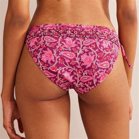 Pink Bead Embellished Bikini Bottom Brandalley