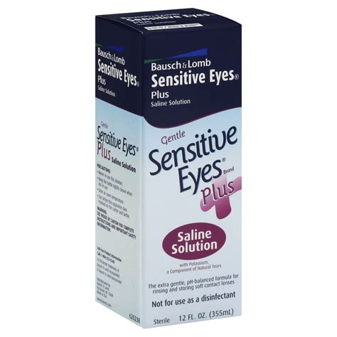 Sensitive Eyes Plus Saline Solution 12 Fl Oz 355 Ml