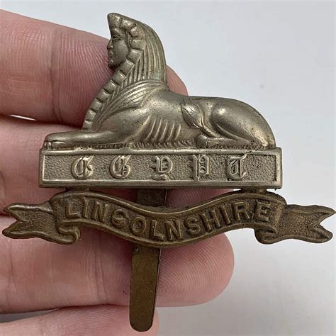 Ww1 Lincolnshire Regiment Cap Badge