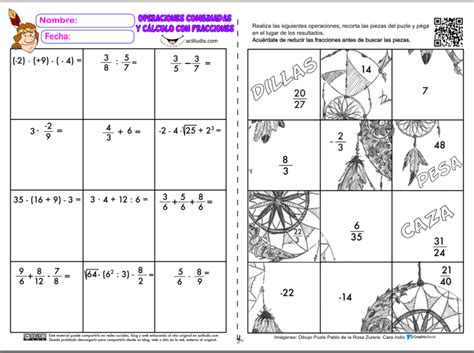 Oper Variadas Fracciones Archivos Actiludis Fracciones Jerarquia De Operaciones Actiludis