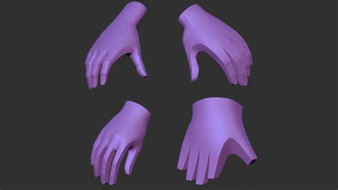 Stylized Hands Pack Flippednormals Stylized Hands Stylized Hand