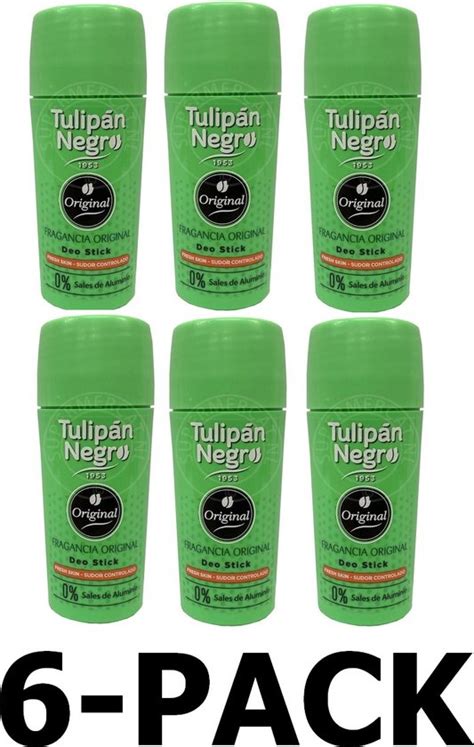 Voordeel Pack Tulipan Negro Deodorant Stick Original 75ml 6 STUKS Bol