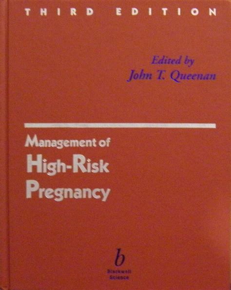 Buy Management Of High Risk Pregnancy Book Online At Low Prices In