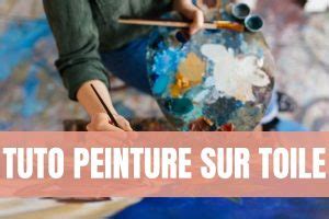 Tuto peinture sur toile 10 idées de tableaux faciles en peinture à l