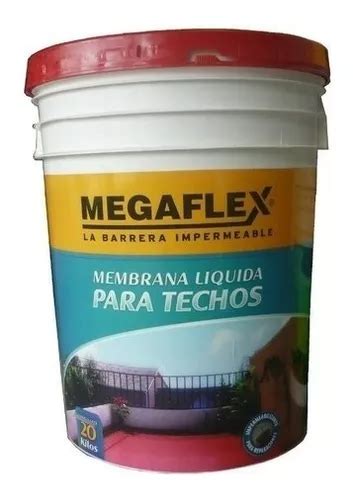 Pintura Impermeabilizante Megaflex Techos Rojo Teja Kg