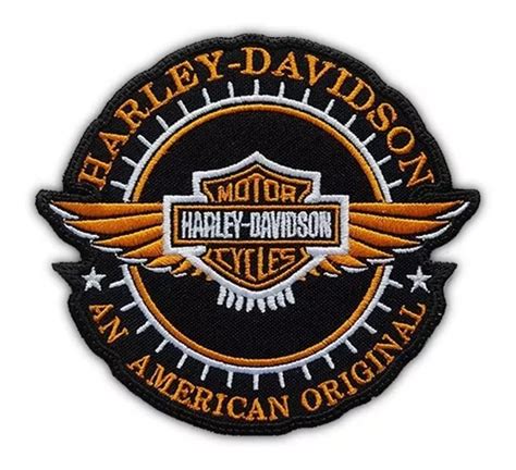 Parche Bordado Harley Davidson An American Original Alas Hd Cuotas