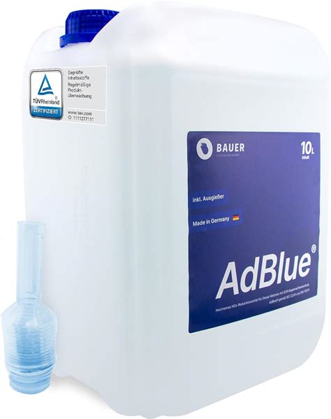 Bauer Blue Adblue Liter Premium Harnstoffl Sung Kanister Mit Flex