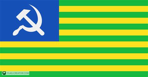 Flag Of Communist Brazil With The Model Of Other Flags In Order Qatar Ukraine Usa Japan