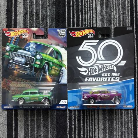 Hot Wheels 55 Chevy Belair Gasser Shopee Malaysia