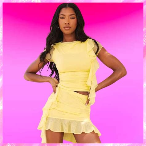 Mesh Top Skirt Set Beach Babe Bikini
