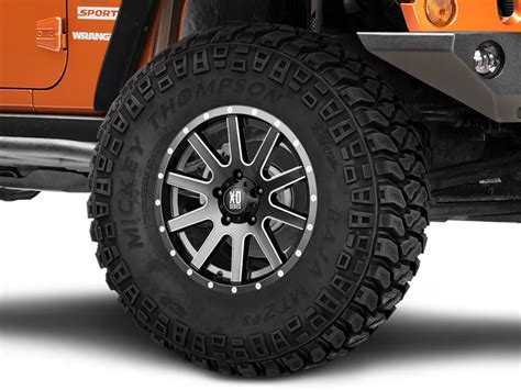 Xd Jeep Wrangler Heist Satin Black Milled Wheel 17x9 30mm Offset Xd81879050930 07 18 Jeep