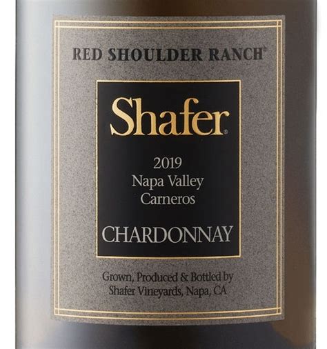 Shafer Red Shoulder Ranch Chardonnay 2021 Expert Wine Review Natalie