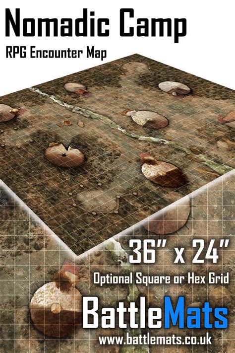 Nomadic Camp X Rpg Encounter Map Loke Battlemats Fantasy