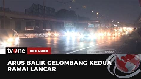 Puncak Arus Balik Lebaran 2023 Gelombang Kedua Arus Lalin Di KM 6