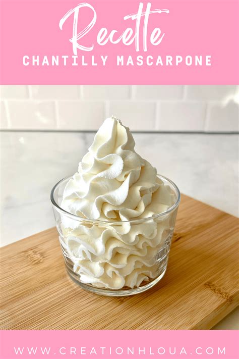 Creme Chantilly Au Mascarpone Inratable Artofit