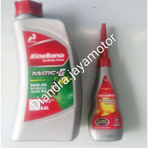 Jual Paket Oli Matic Enduro Oli Gear For All Matic Honda Yamaha